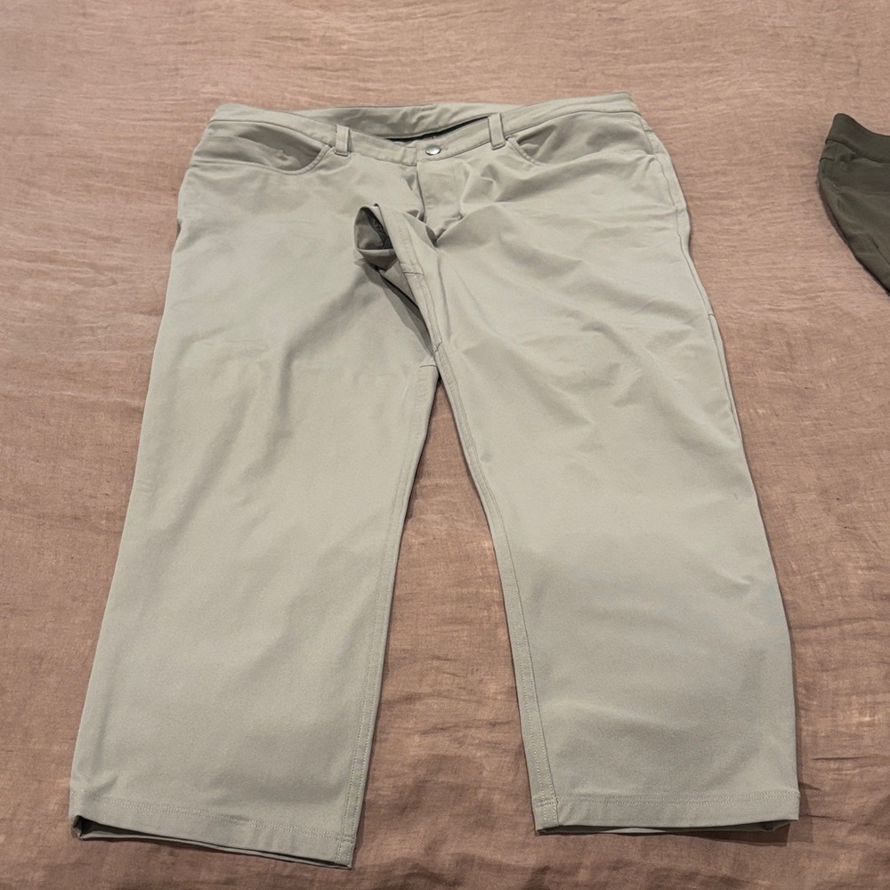 Lululemon ABC pants warpstreme grey
